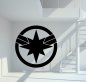 Preview: 46234 Captain Marvel  Wandtattoo